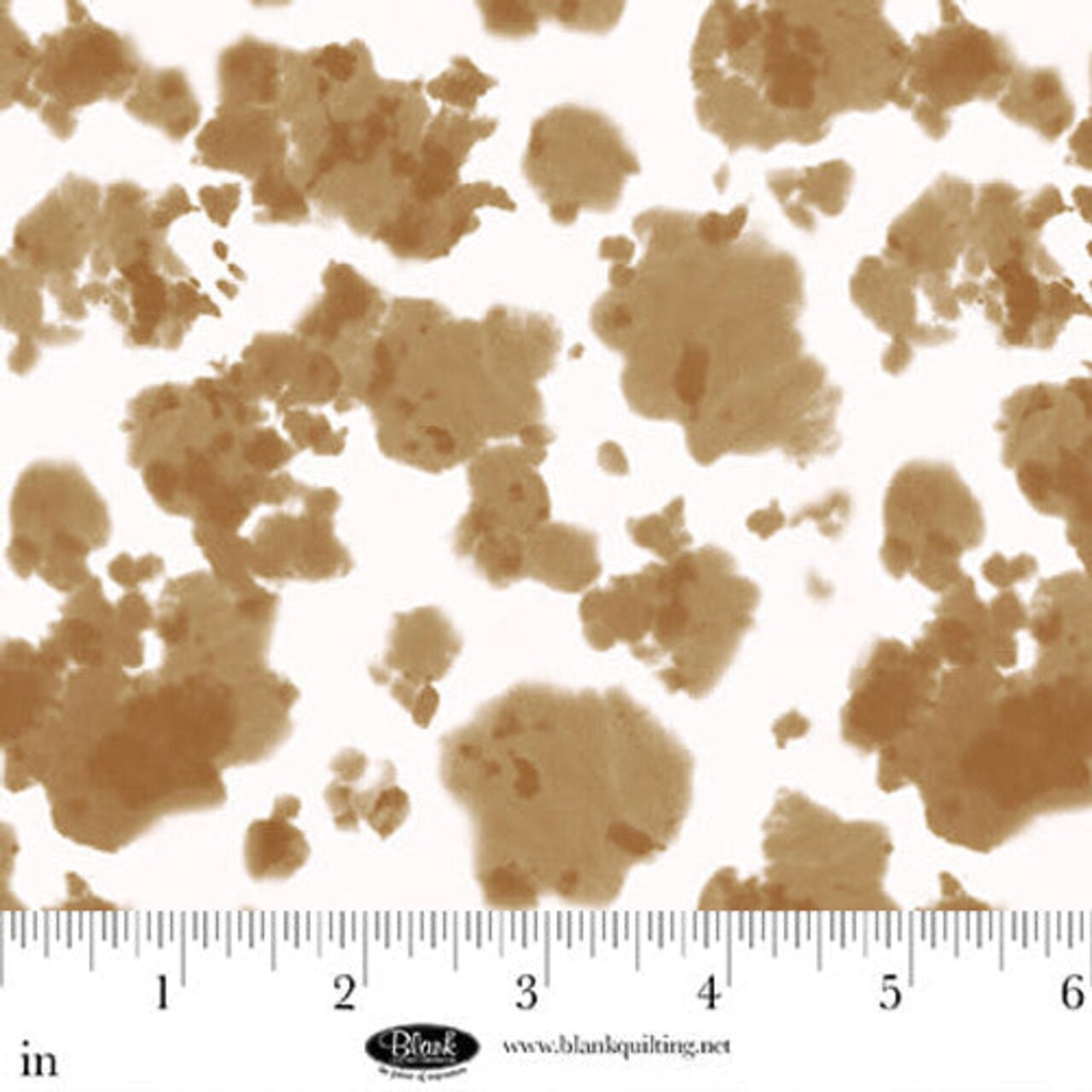 Fabric Blank Quilting White Cow Hide Little Seedlings Farm by the Quarter Yard 4380-01